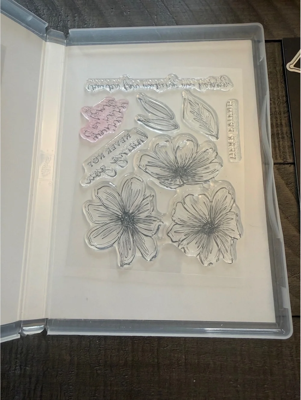 Stampin’ Up Art In Bloom stamp set & Bloom Dies & Bloom Hybrid Embossing Folder
